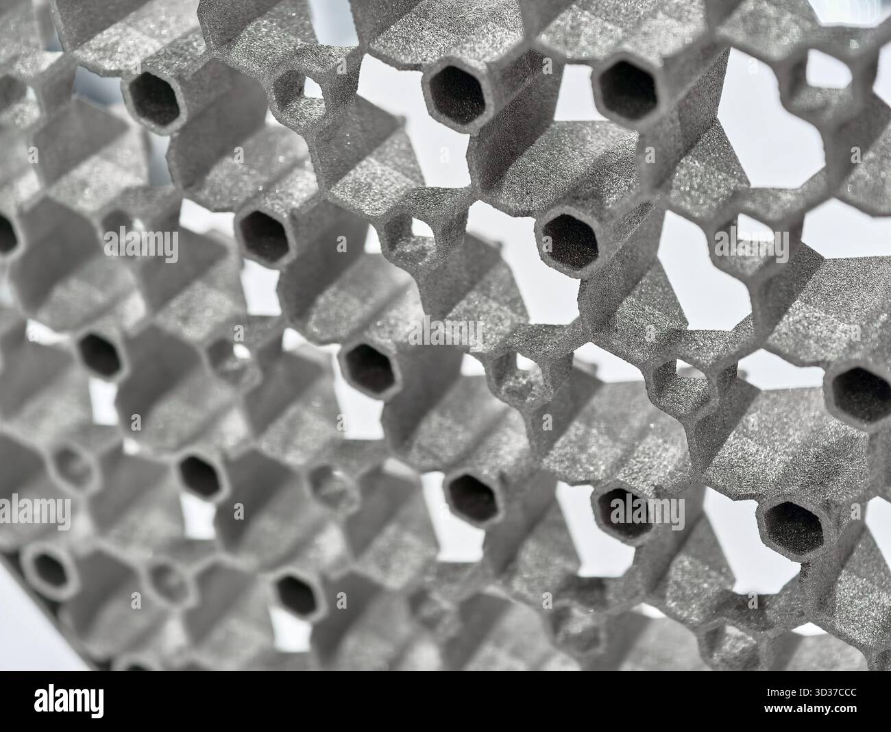 Produzione additiva innovativa di prodotti in metallo complessi attraverso la tecnologia di stampa 3D. Foto Stock