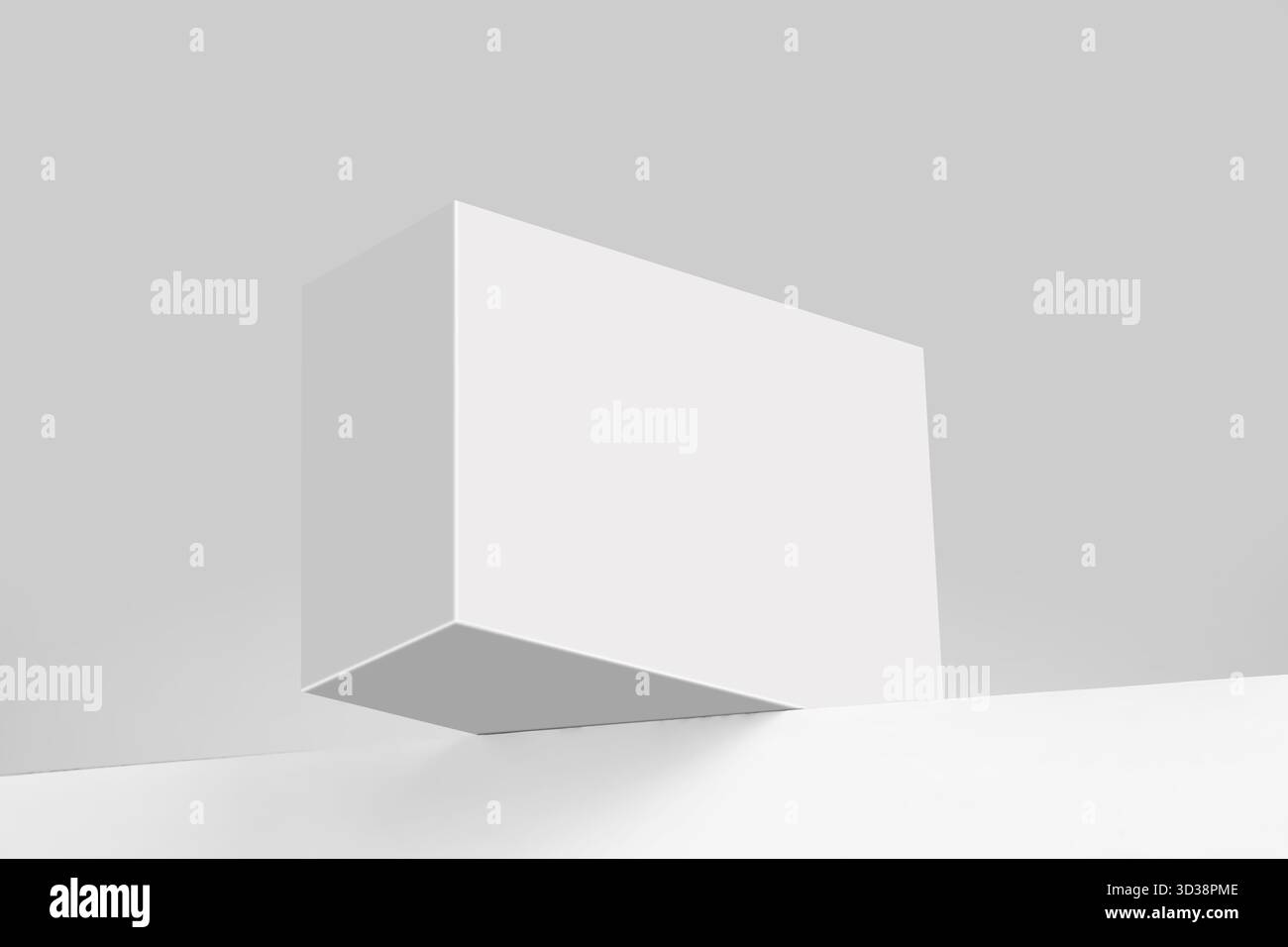 Design ad alto contenuto di soap box. Sfondo cielo volante. illustrazione 3d. Foto Stock