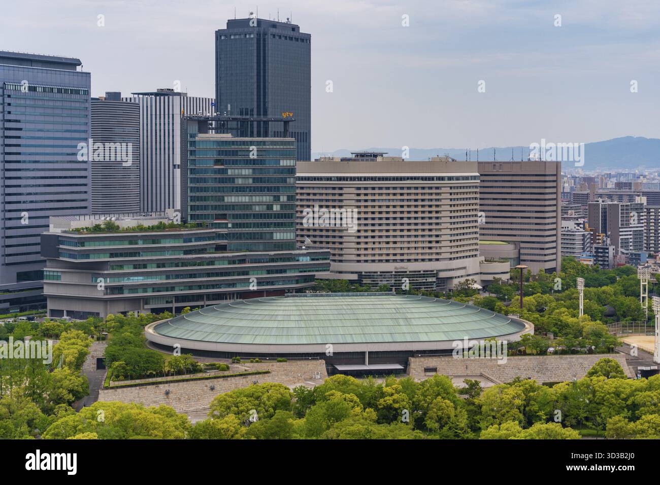Osaka-jo Hall, un'arena polifunzionale a Osaka, Giappone Foto Stock