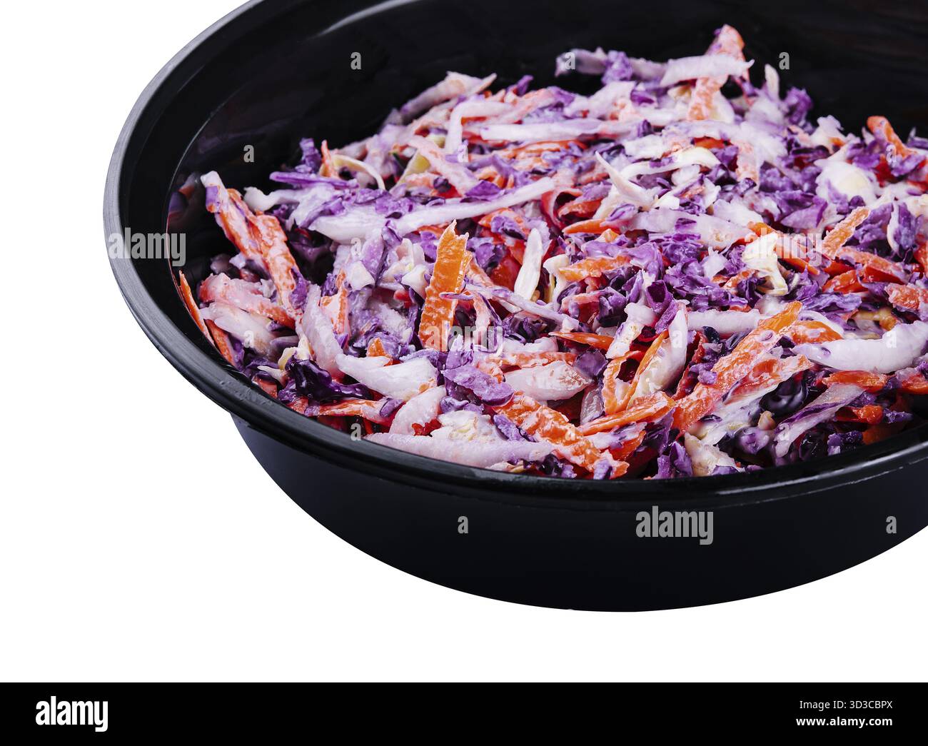 Cibo, insalata di cavolo rosso. cavolo in una ciotola Foto Stock