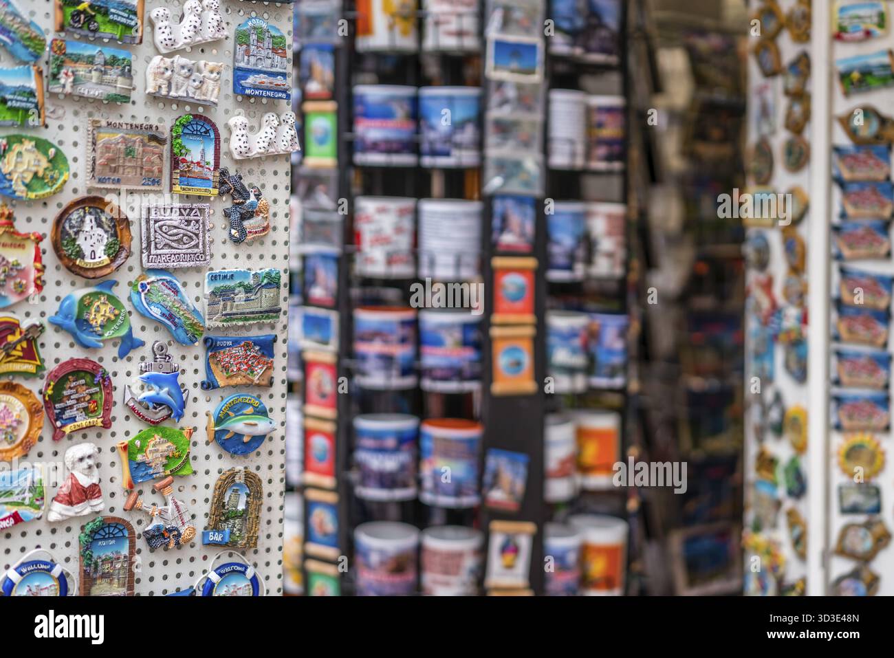 Santorini Grecia Magnete da frigorifero 3D a forma di bicicletta