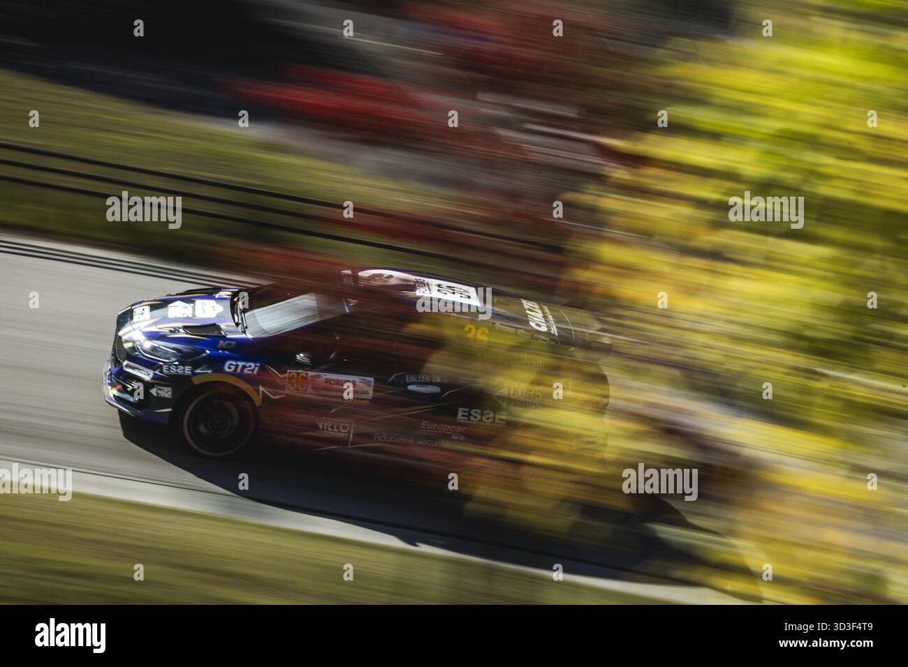 36 Ghjuvanni ROSSI, Kylian SARMEZAN, Ford Fiesta Rally3, azione durante il Rally Giappone 2025, 13° round del WRC World Rally Car Championship 2025, dal 6 al 9 novembre 2025 a Toyota, Aichi, Giappone Foto Stock
