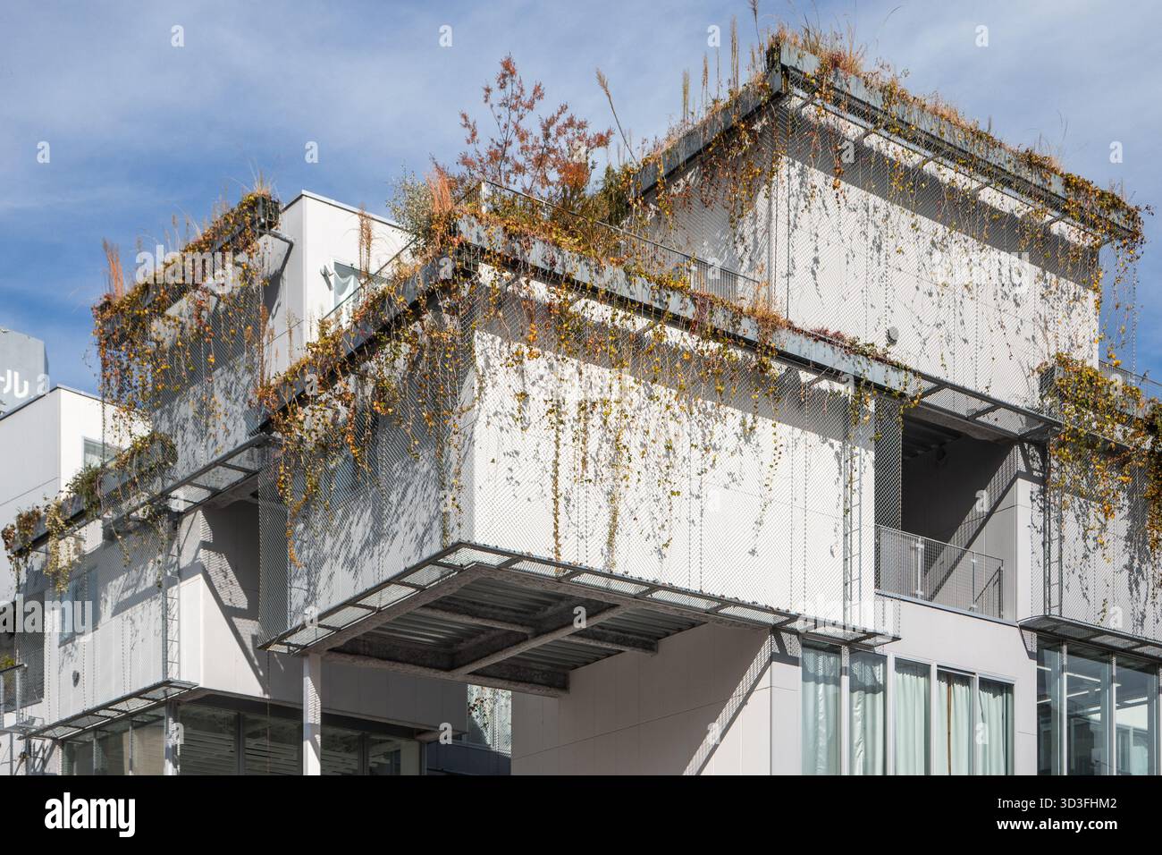 Maebashi Galleria opera d'arte e vive a Gunma in Giappone, architettura contemporanea progettata dall'architetto giapponese Akihisa Hirata Foto Stock