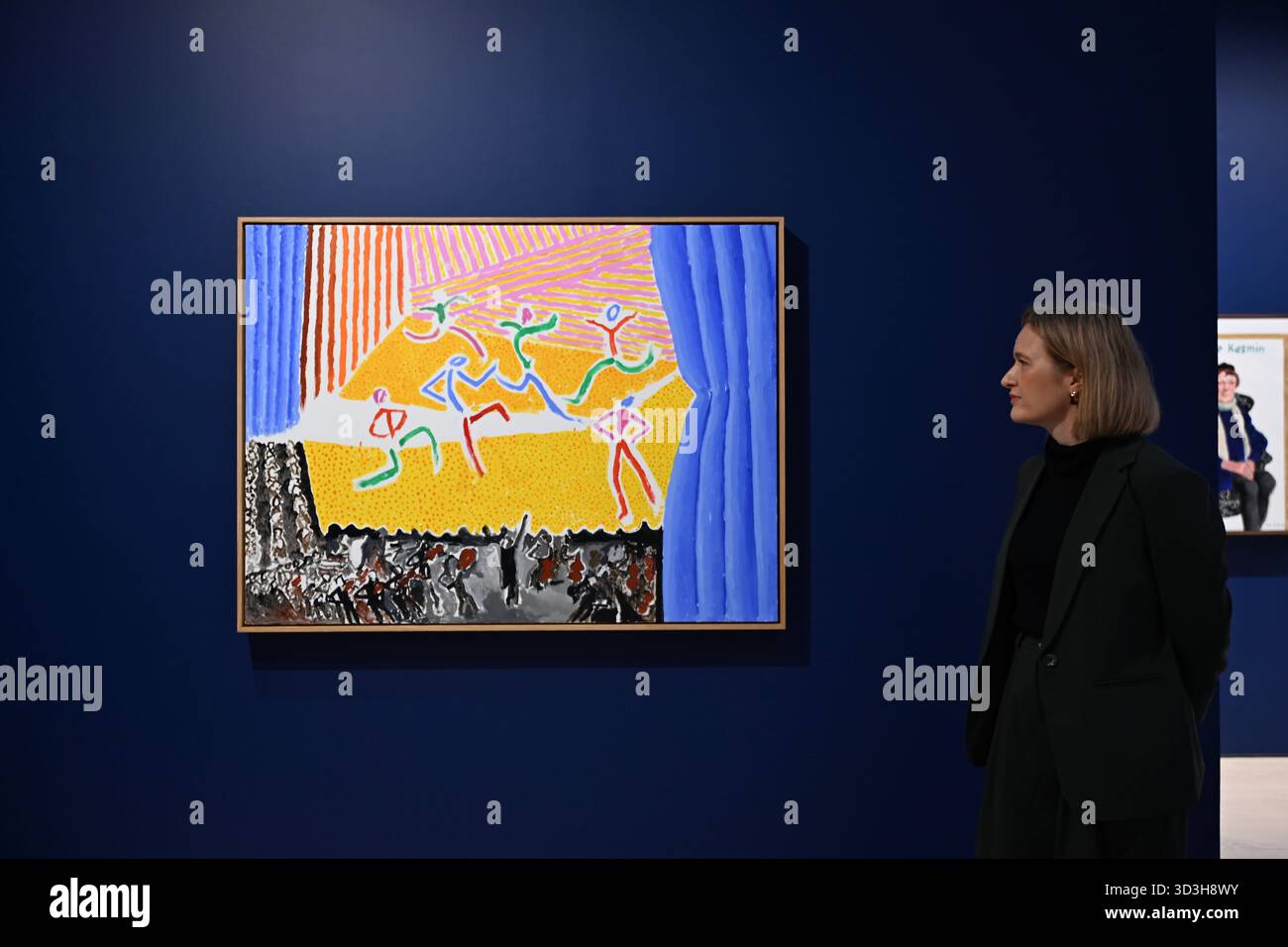 Annely Juda fine Art apre la sua mostra inaugurale domani 7 novembre con opere di David Hockney . La mostra presenterà una serie di nuovi dipinti insieme alla prima presentazione completa nel Regno Unito di opere sulla Luna di Hockney, comprendenti dipinti e dipinti per iPad . Foto Stock