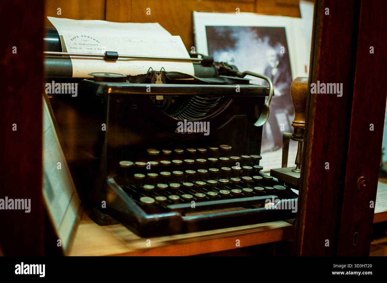 antica macchina da scrittura Foto Stock