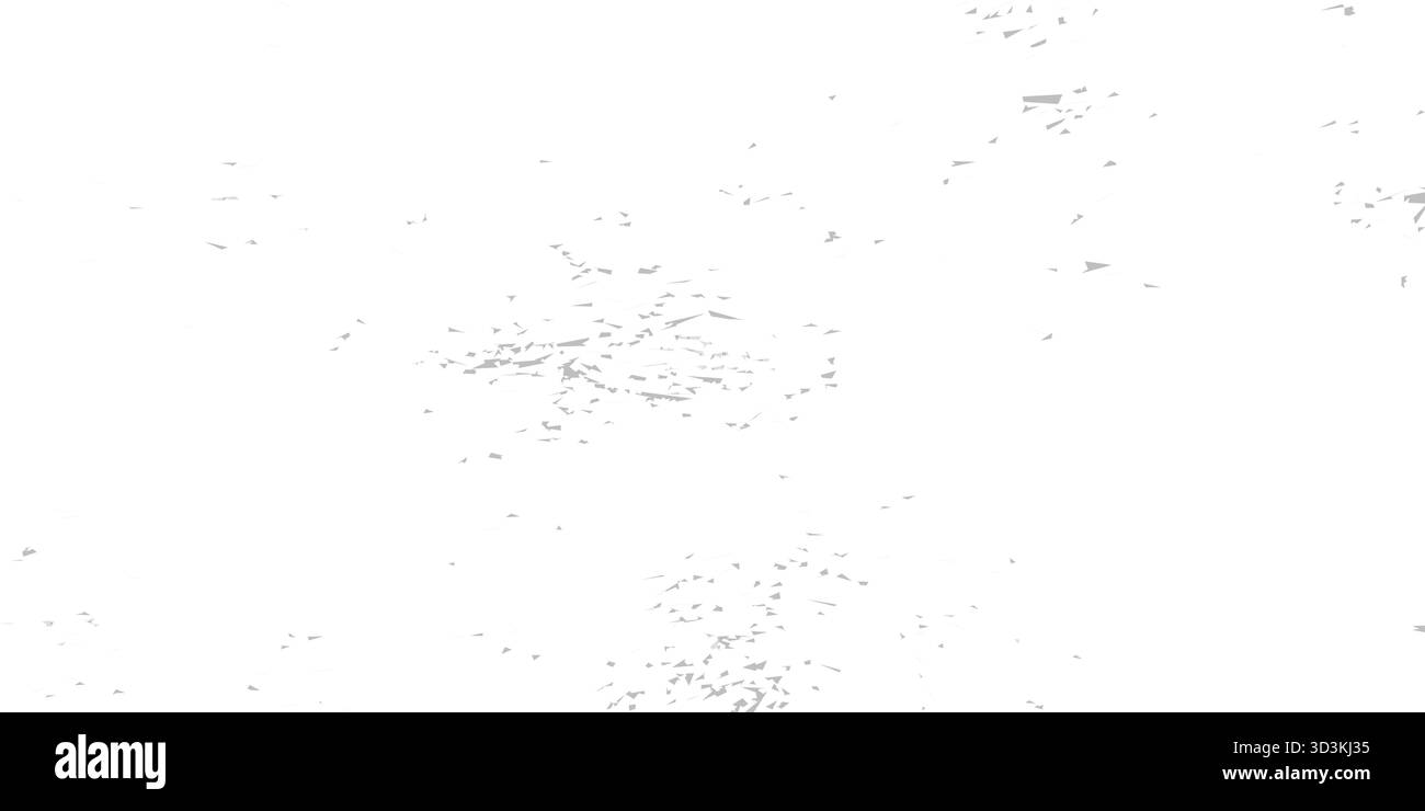 Trama del rivestimento grunge distressed con graffi e grana su sfondo bianco. Effetto vintage usato per modificare il design e il filtro di invecchiamento. Vect modificabile Illustrazione Vettoriale