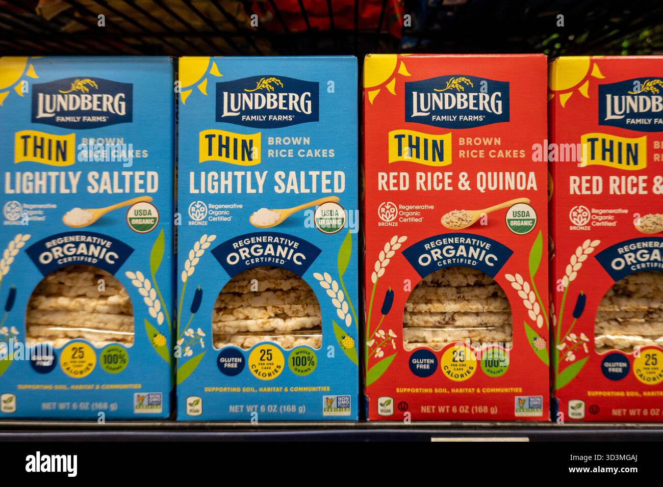 Il negozio di alimentari D'Agostino di New York offre un'ampia selezione di prodotti, Stati Uniti 2025 Foto Stock