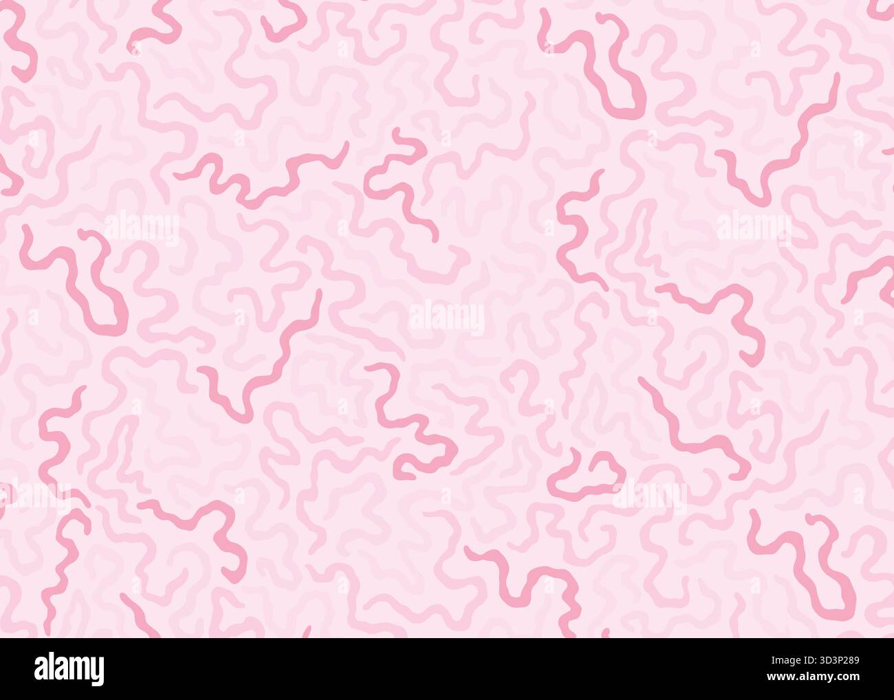 Schema delle linee di doodle astratte. Illustrazione vettoriale sfondo piatto. Illustrazione Vettoriale