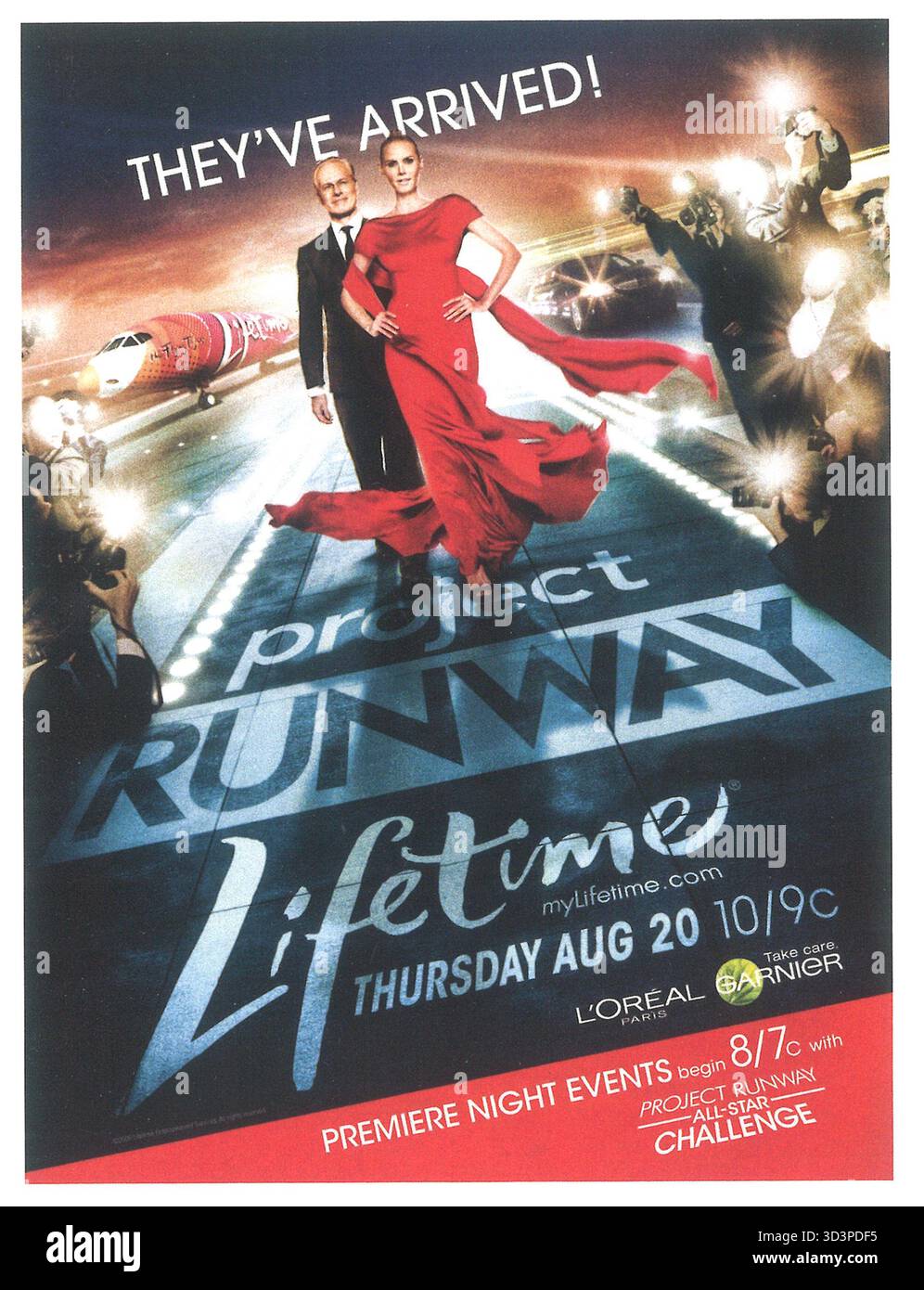 2009 Project Runway sul canale Lifetime - prima stagione Foto Stock