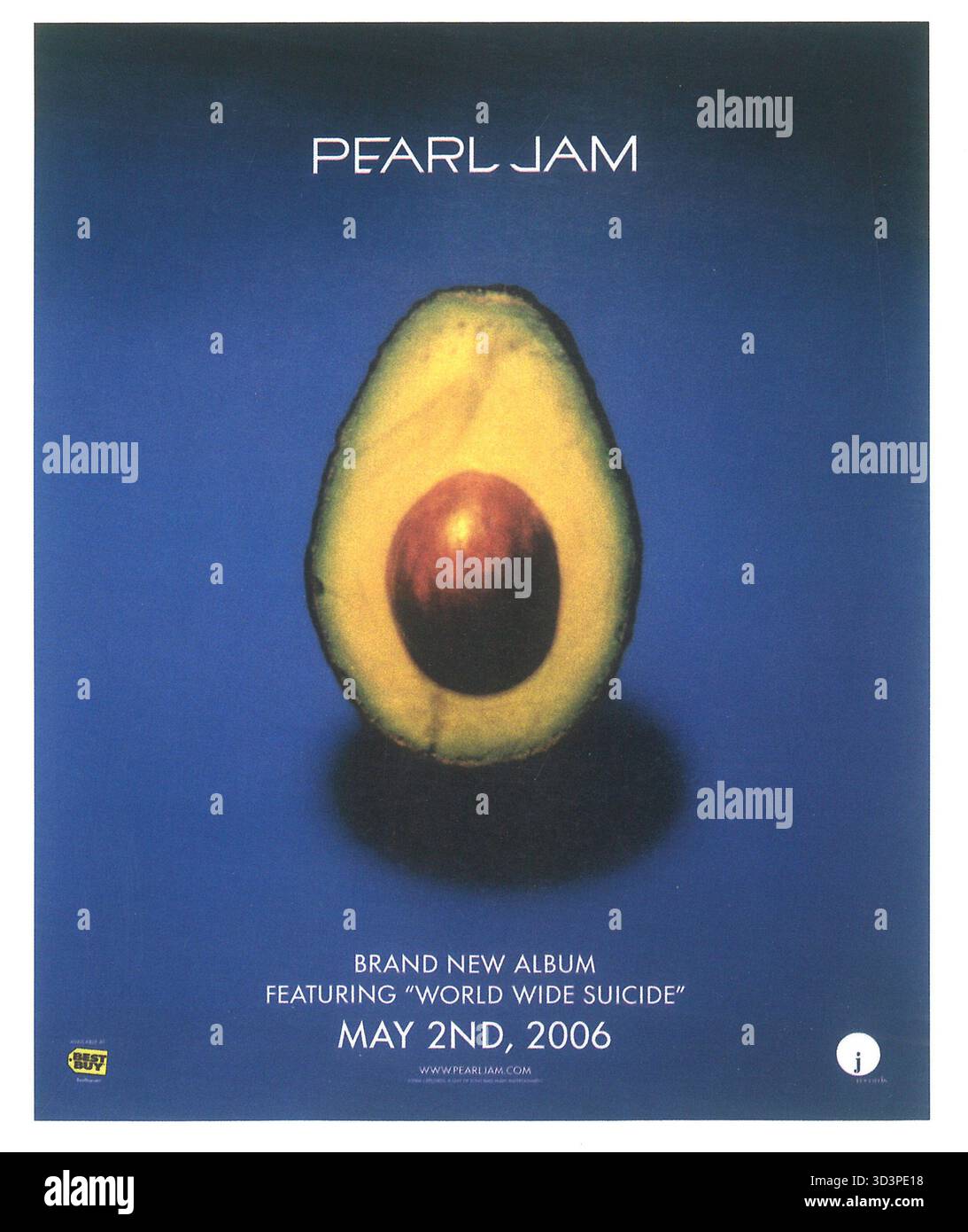 2006 Promo album omonimo dei Pearl Jam (spesso chiamato "The Avocado album") Foto Stock