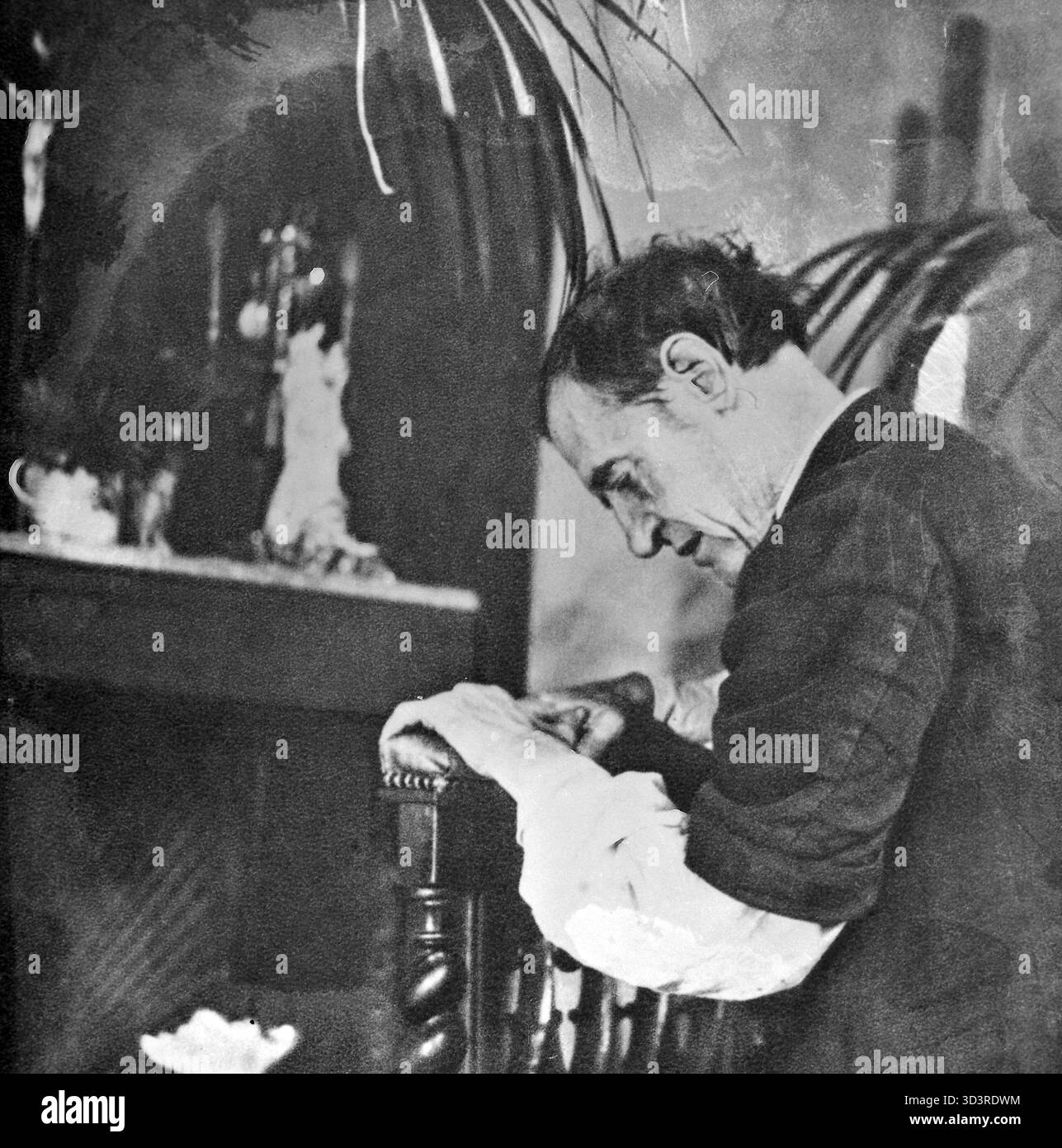 Ritratto del pittore francese Maurice Utrillo, anni '1930 Foto Stock