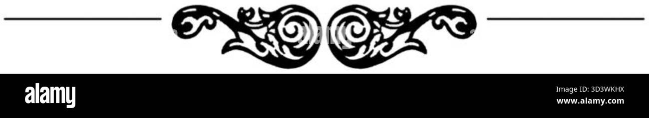 Questa illustrazione del 1896 di Klemens Junosza raffigura un motivo ragnatela, parte del suo lavoro ornamentale alla fine del XIX secolo. Il pezzo riflette gli intricati schemi della natura, come raffigurato nell'arte di quel periodo. Foto Stock