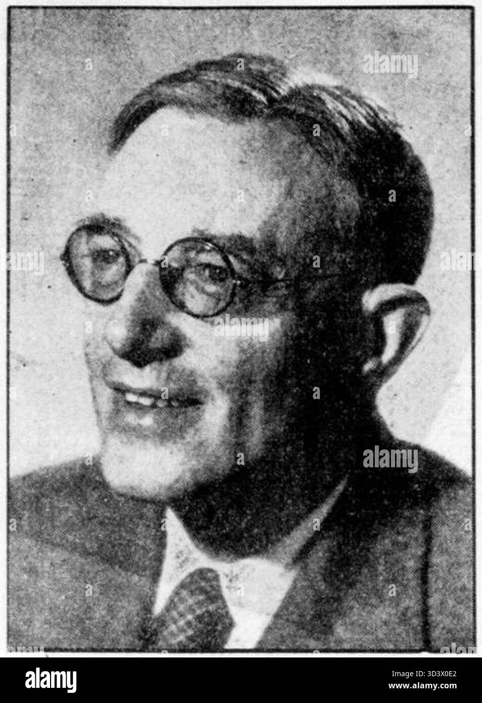 Il professor Dirk Jan Struik, un importante matematico olandese e storico della matematica, è presente in questo ritratto del 1952. Struik contribuì in modo significativo allo studio della storia della matematica. Foto Stock