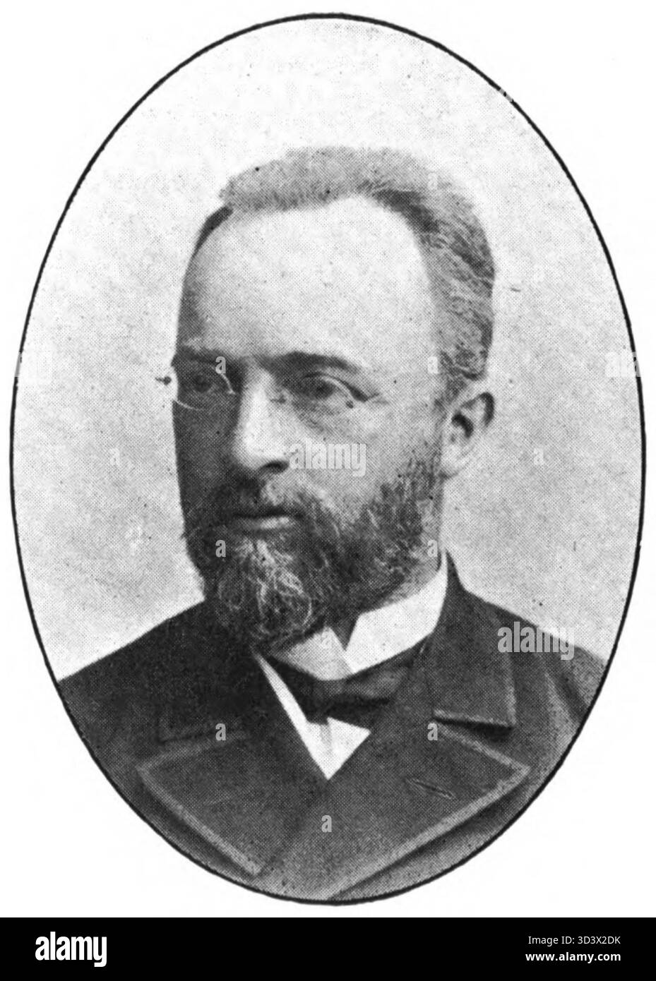 Un ritratto di Abraham Frans Karel Hartogh, presente in "Onze Afgevaardigden" del 1897, una figura notevole dell'epoca, che mostra ritratti della fine del XIX secolo. Foto Stock