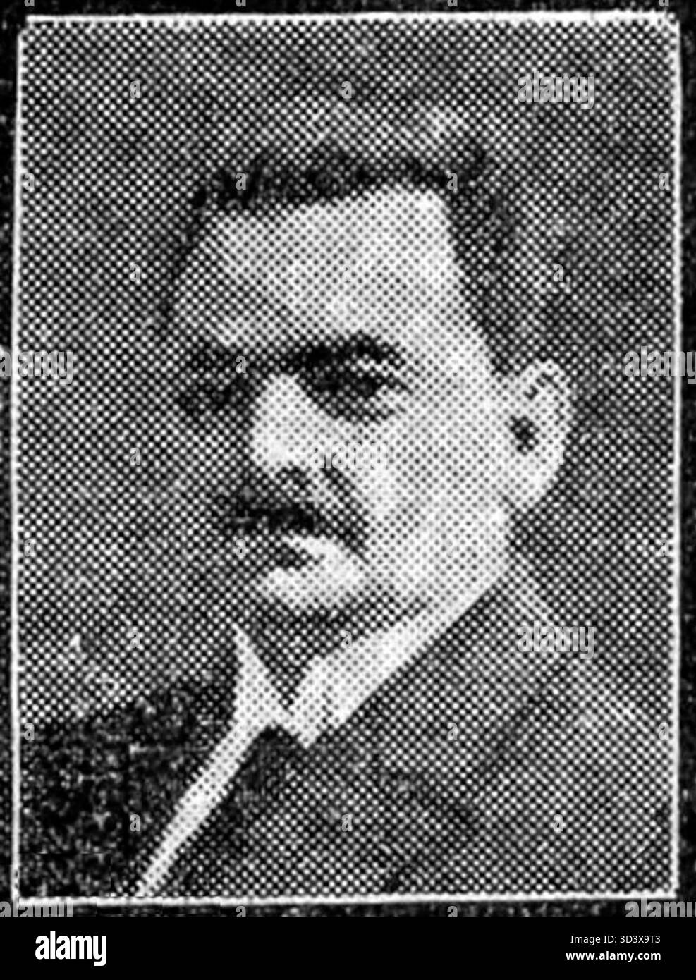 Valentijn Hepp, un notevole artista olandese, è presente in una fotografia del 1930. Le sue opere sono state riconosciute per il loro approccio modernista nella scena artistica olandese. Foto Stock