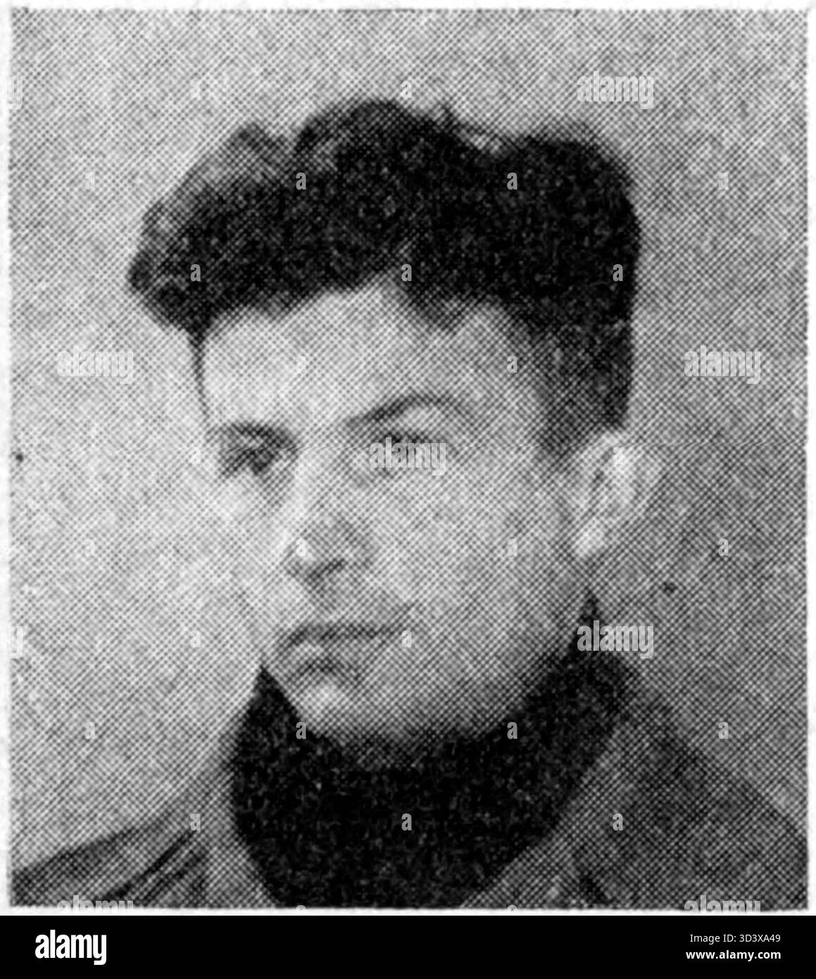 Un ritratto del 1950 di P.C.A. Malotaux, membro del Delft Student Aero Club, che mostra il suo coinvolgimento nelle attività di aviazione nei Paesi Bassi. Foto Stock