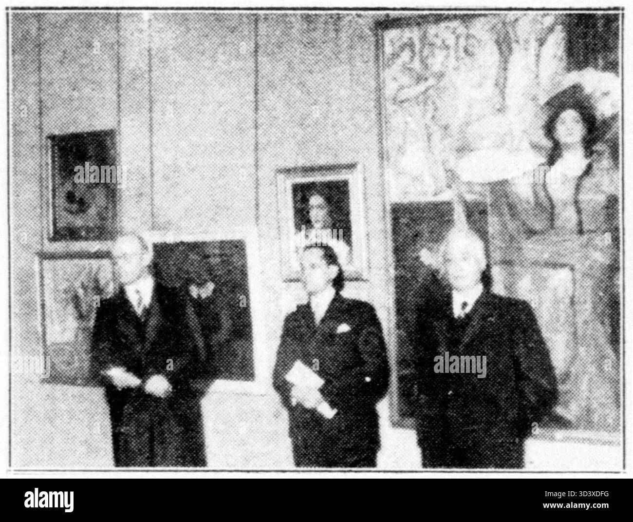Il 28 marzo 1940, il Limburg Art Circle ha esposto opere della mostra "Onze Kunst van Heden" di Maastricht. Lo spettacolo ha messo in risalto l'arte olandese contemporanea. Foto Stock