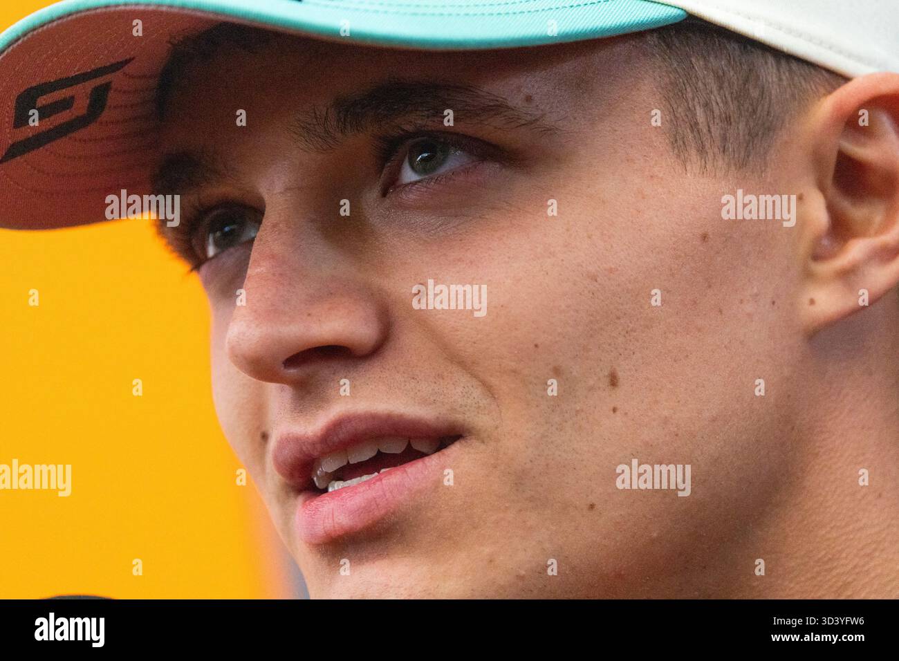 San Paolo, BRA. 07/11/2025. Lando Norris, durante la Formula 1 MSC Cruises grande Premio De Sao Paulo 2025. Crediti: Alessio Morgese / Alamy live news Foto Stock