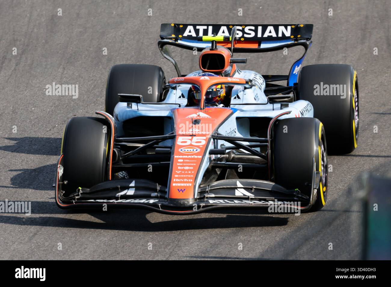 San Paolo, BRA. 07/11/2025. Carlos Sainz Jr. Di Spagna alla guida della (55) Atlassian Williams Racing FW47 Mercedes, durante la Formula 1 MSC Cruises grande Premio De Sao Paulo 2025. Crediti: Alessio Morgese / Alamy live news Foto Stock