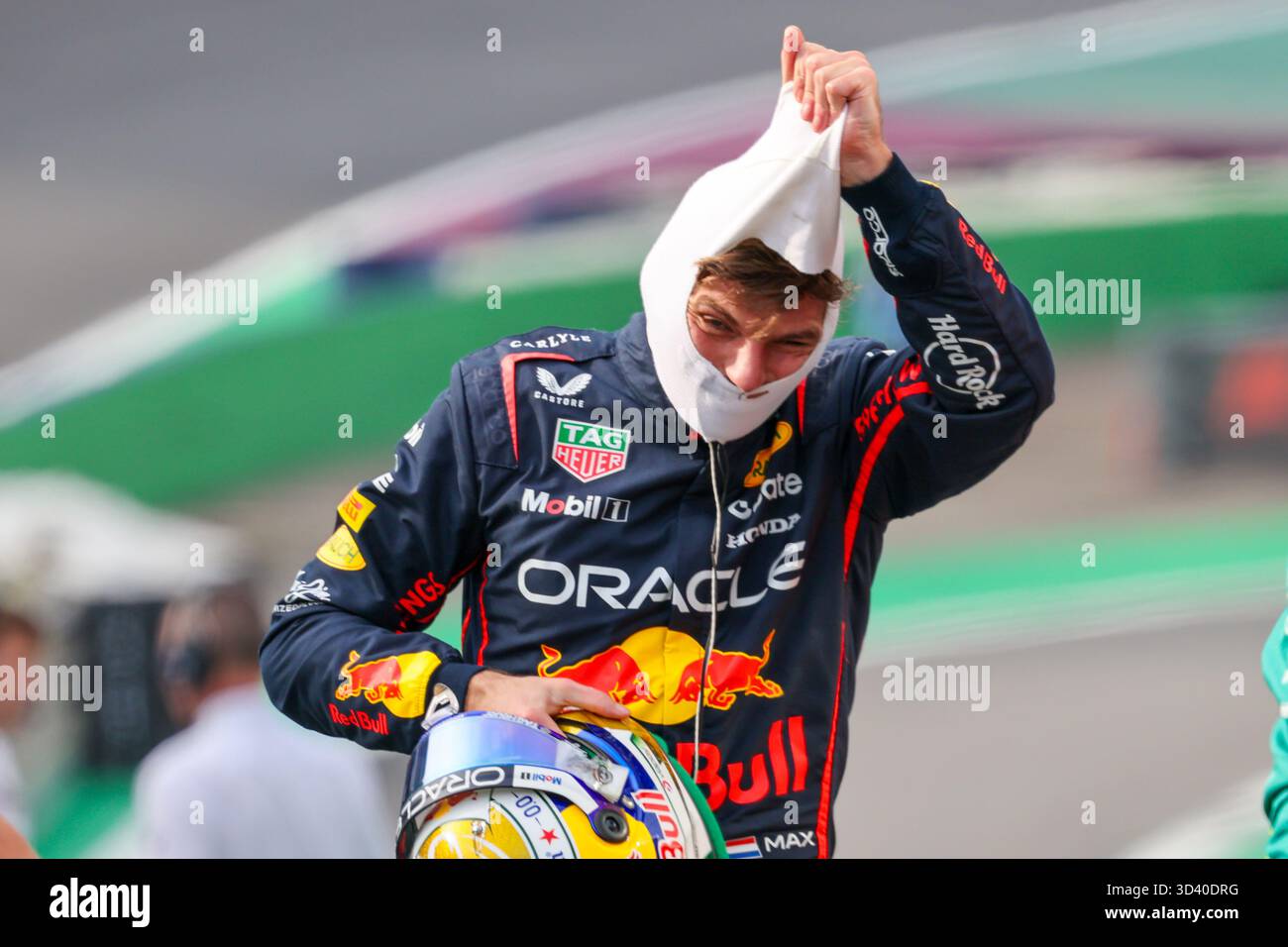 San Paolo, BRA. 07/11/2025. Max Verstappen dei Paesi Bassi alla guida della (1) Oracle Red Bull Racing RB21 Honda RBPT, durante la Formula 1 MSC Cruises grande Premio De Sao Paulo 2025. Crediti: Alessio Morgese / Alamy live news Foto Stock