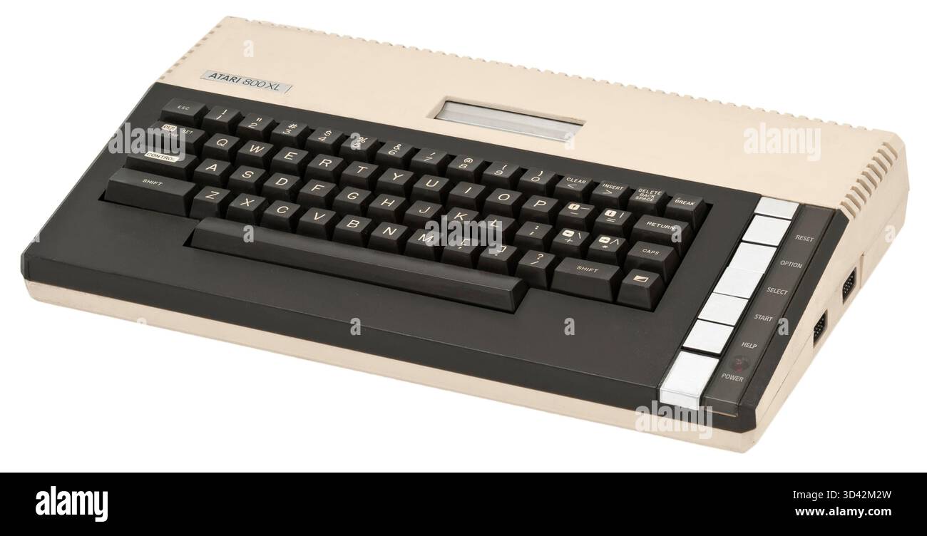 1983 computer Atari 800XL a 8 bit Foto Stock