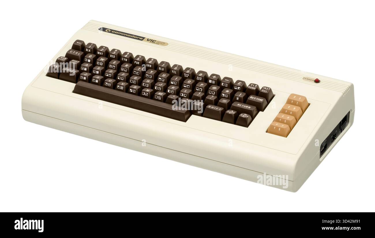 1981 Commodore VIC-20 computer a 8 bit Foto Stock