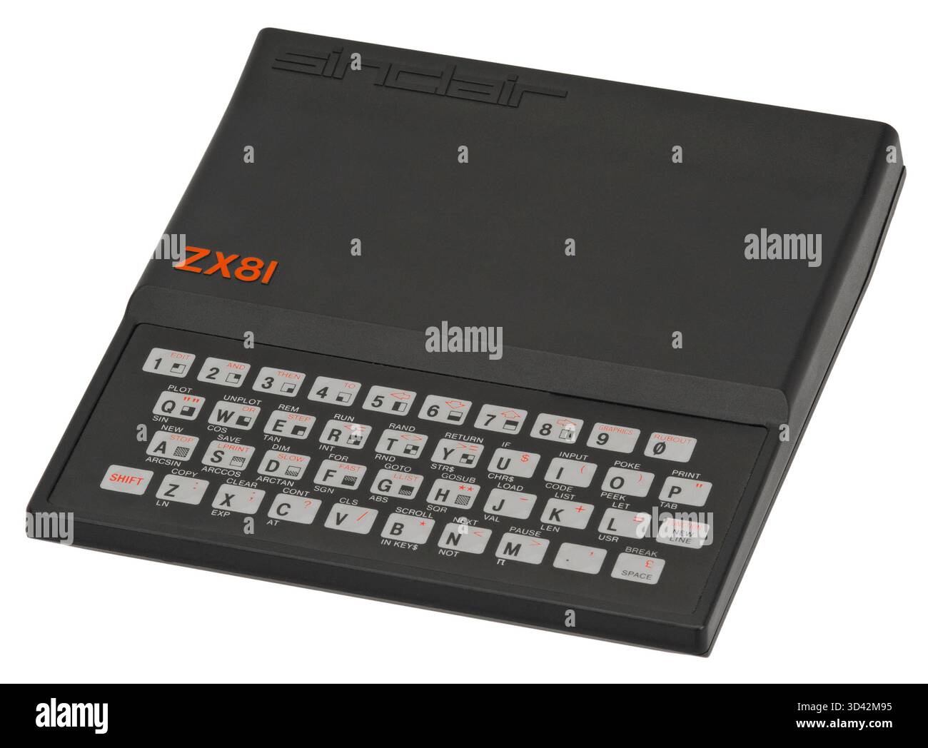 Computer domestico Sinclair ZX81 1981 Foto Stock