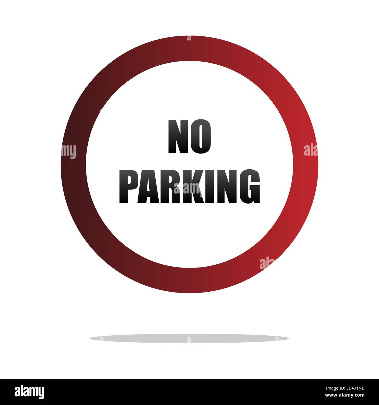 Lavori per la segnaletica Vietato parcheggiare