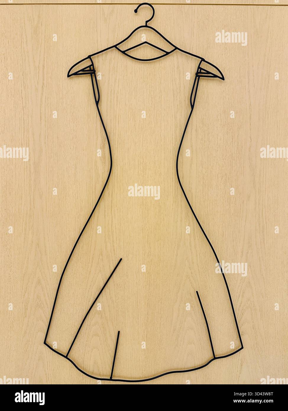 negozi di sculture murali, centro commerciale di moda a dubai Foto Stock