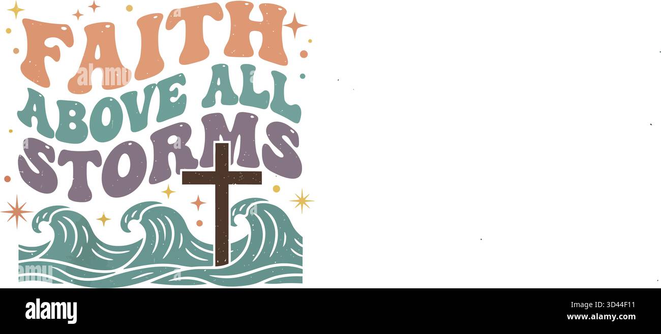 T-shirt Religious Cross Vector Illustrazione Vettoriale