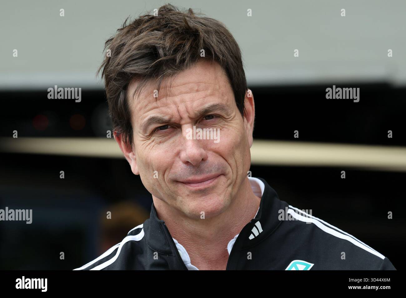San Paolo, BRA. 11/08/2025. Toto Wolff, Team principal del team Mercedes-AMG Petronas F1 Team, durante la Formula 1 MSC Cruises grande Premio De Sao Paulo 2025. Crediti: Alessio Morgese / Alamy live news Foto Stock