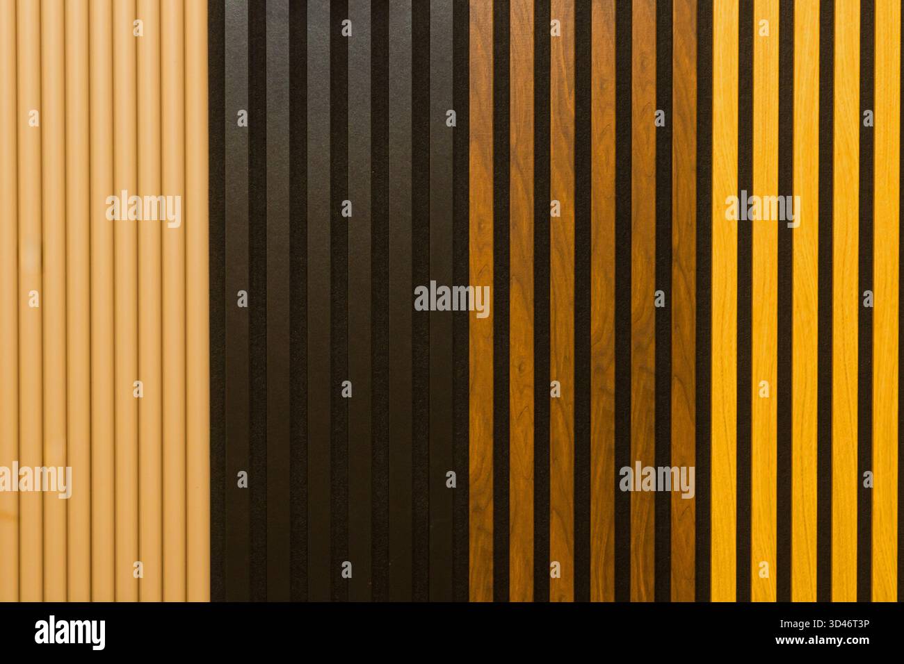 Campioni di materiale in legno per diversi usi industriali Foto Stock