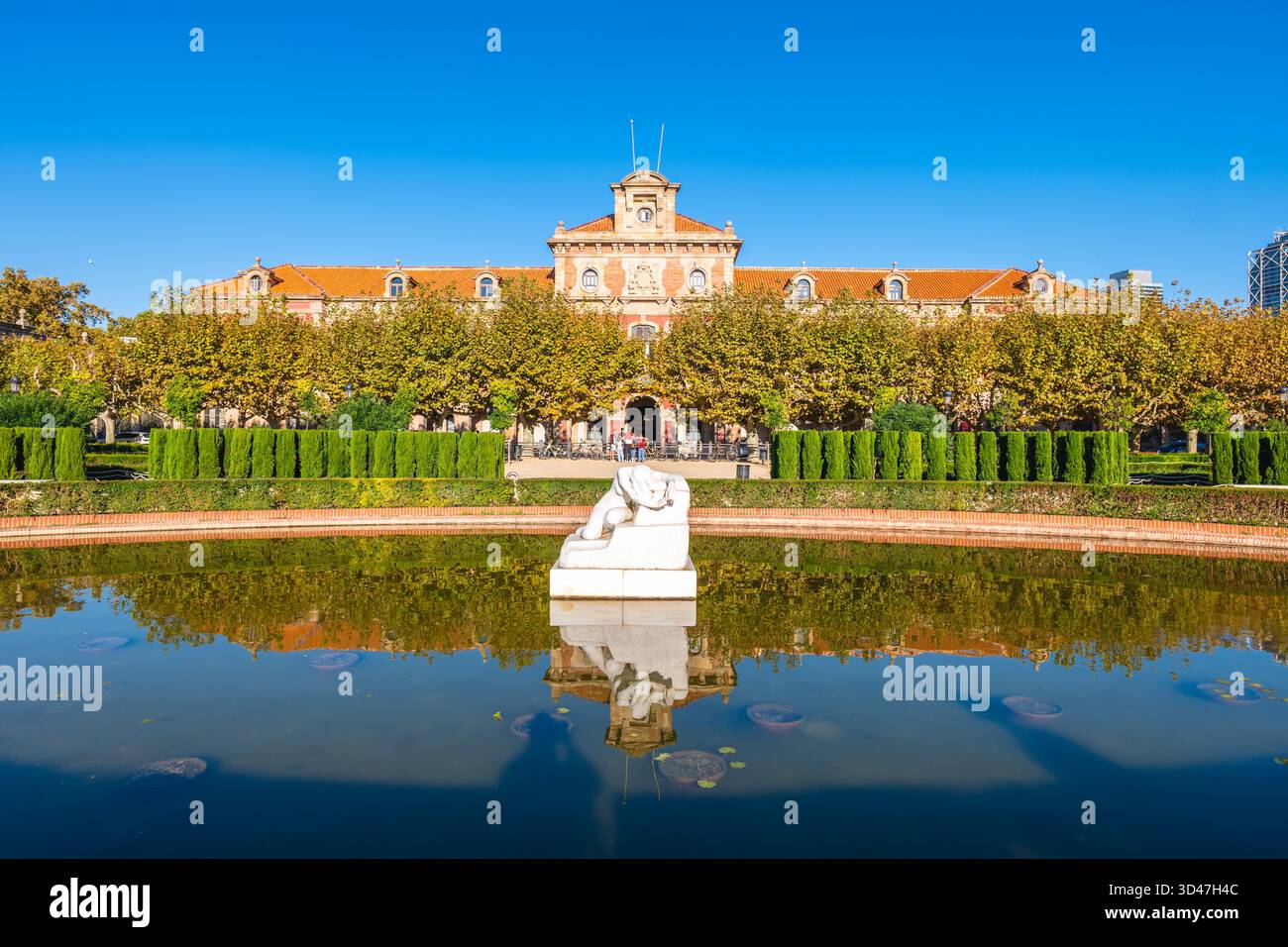 Il Parlamento della Catalogna a Barcellona, Spagna Foto Stock