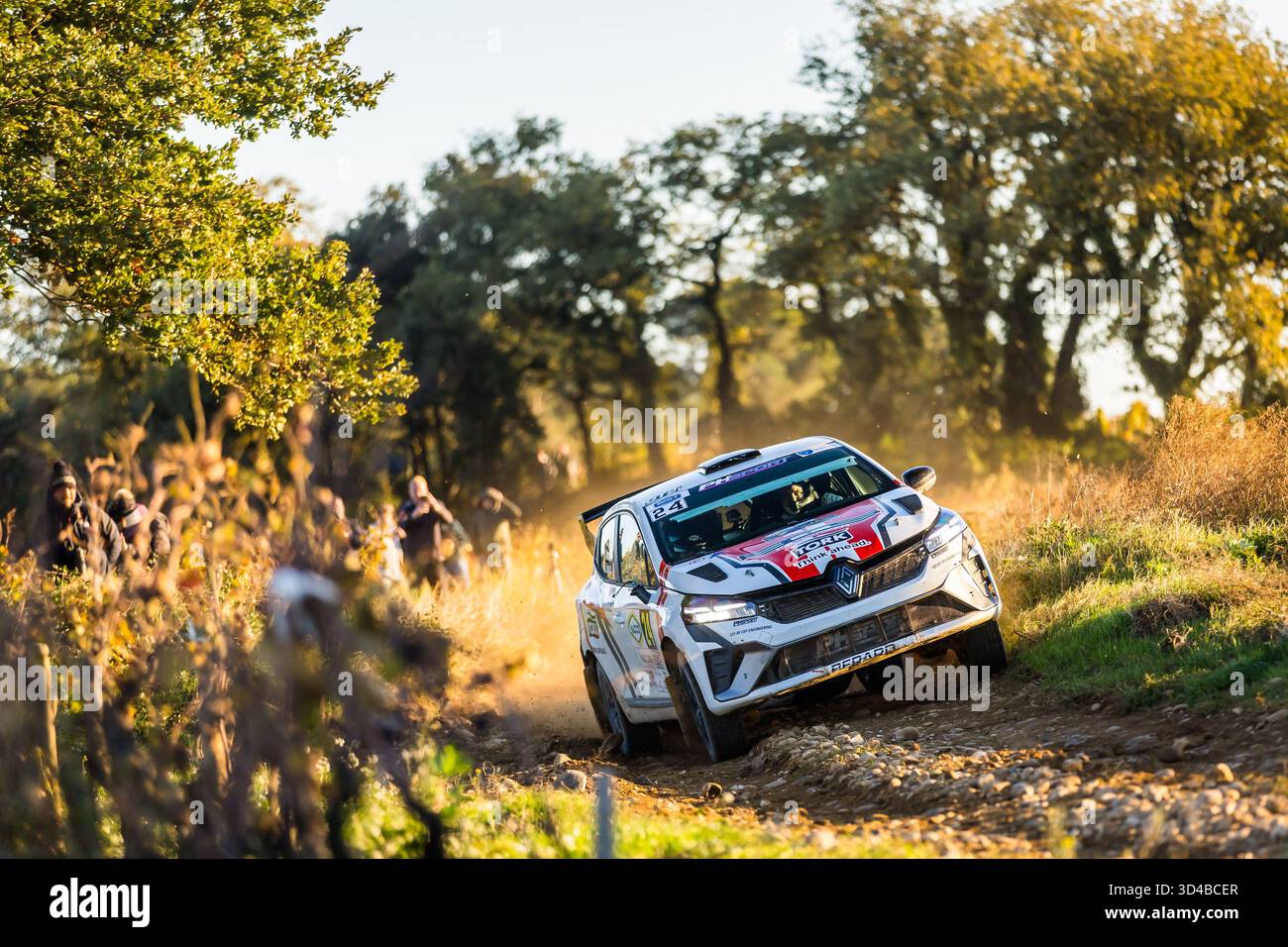 7° turno del Championnat de, Francia. , . Des rallyes Terre 2025, dall'8 al 9 novembre 2025 a Courthézon, Francia - Photo Bastien Roux/DPPI Credit: DPPI Media/Alamy Live News Foto Stock