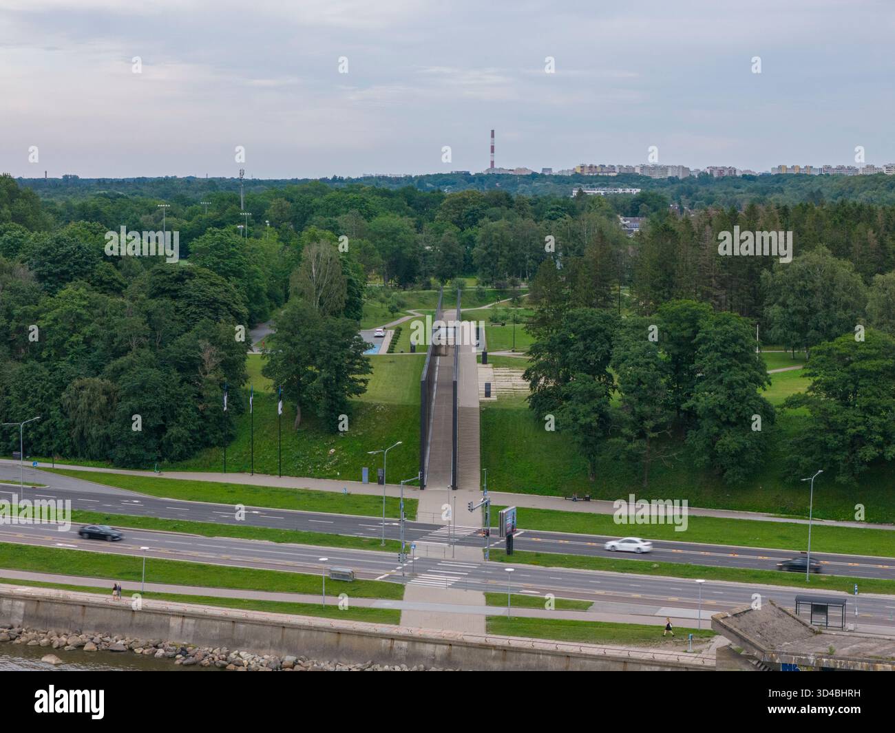 Un memoriale a Tallinn, Estonia Foto Stock