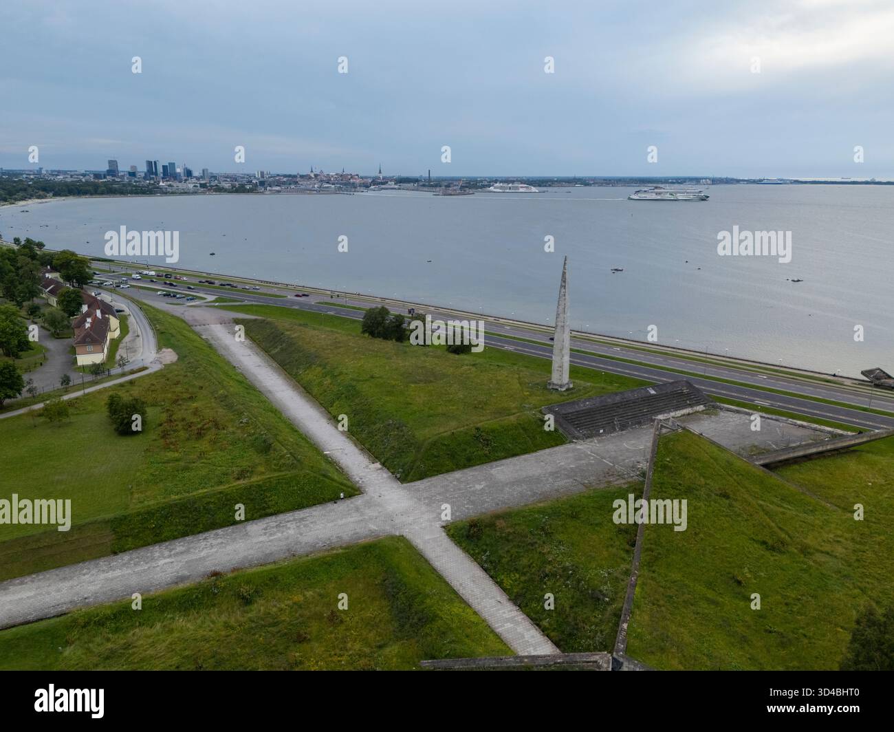 Memoriale di Maarjamäe a Tallinn, Estonia Foto Stock