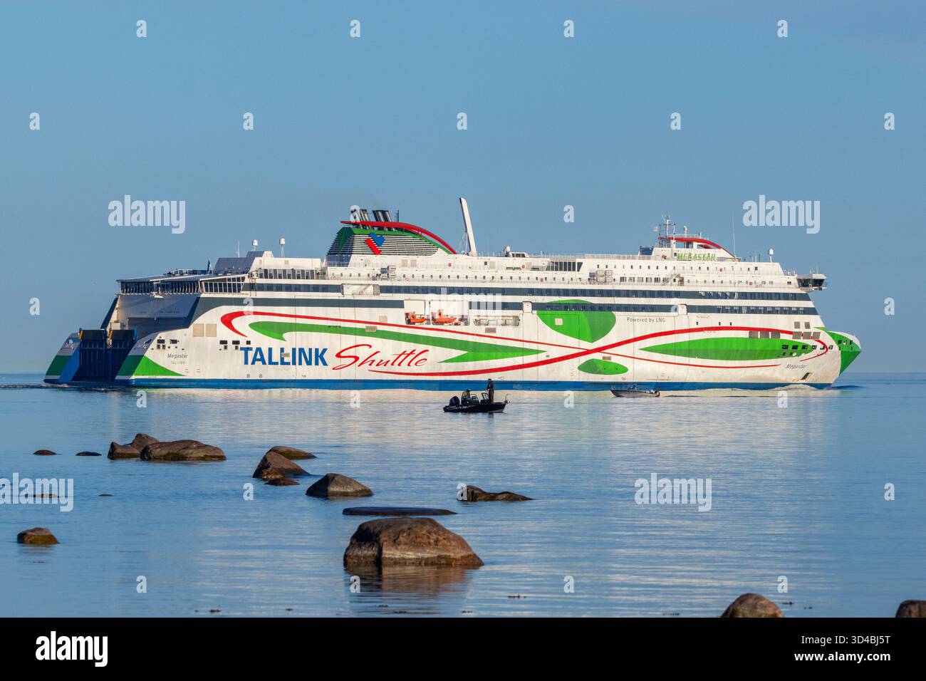 Un traghetto nel Mar Baltico Foto Stock