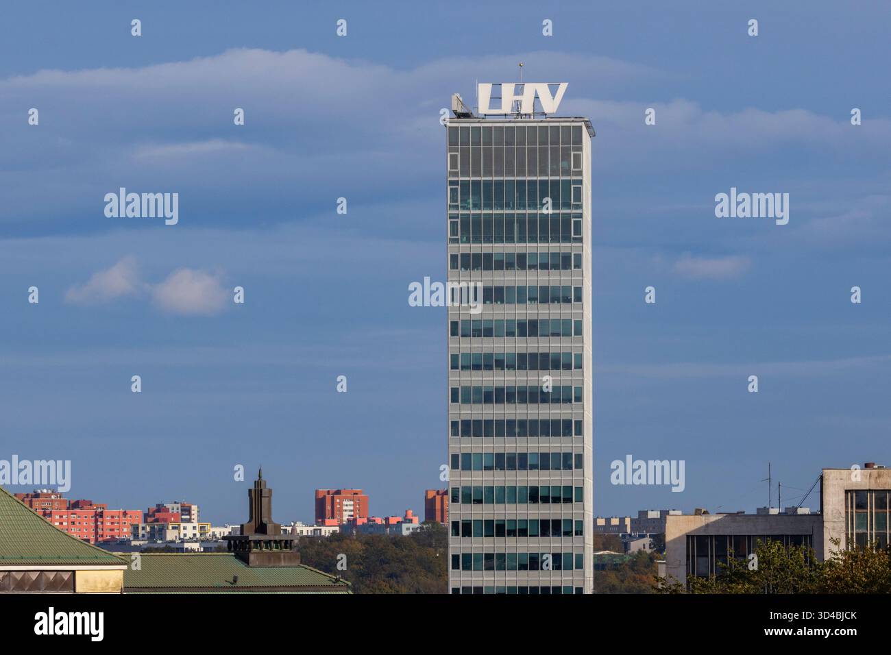 Un edificio per uffici a Tallinn, Estonia Foto Stock