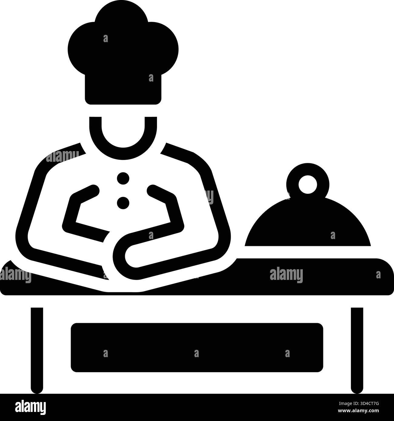 Icona per il servizio di portineria, concierge Illustrazione Vettoriale