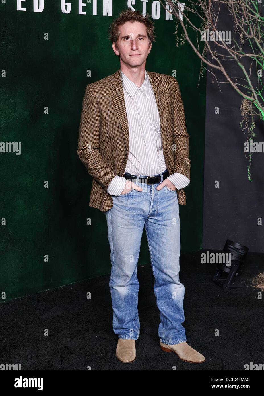 Hollywood, Stati Uniti. 10 novembre 2025. HOLLYWOOD, LOS ANGELES, CALIFORNIA, USA - 09 NOVEMBRE: Il regista e sceneggiatore americano Max Winkler arriva al Netflix FYSEE: The Fall Edit - "Monster: The ed Gein Story" FYC (for Your Consideration) Event tenutosi al Netflix Tudum Theater il 9 novembre 2025 a Hollywood, Los Angeles, California, Stati Uniti. (Foto di Xavier Collin/Image Press Agency) credito: Image Press Agency/Alamy Live News Foto Stock