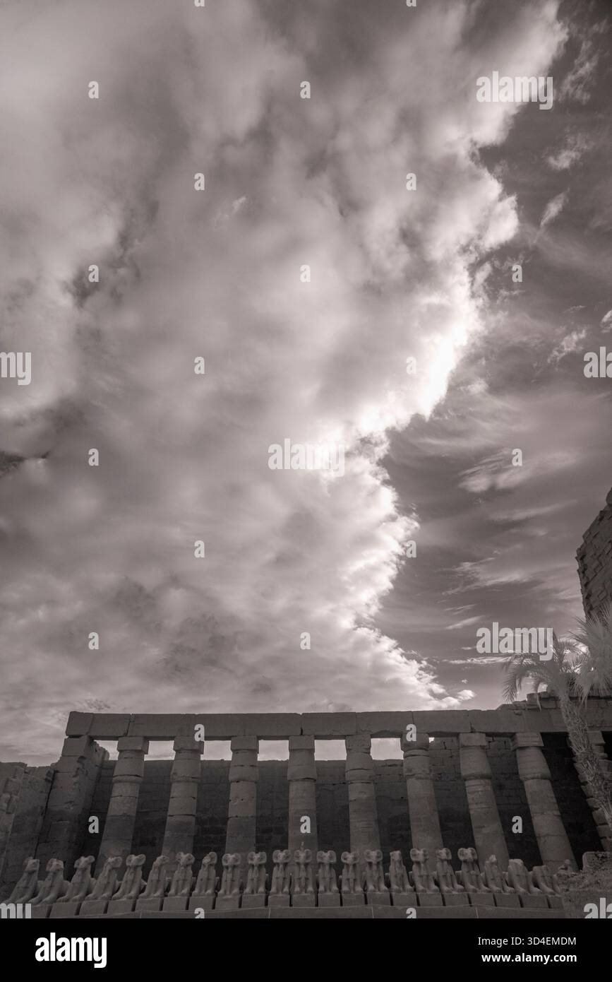 Tempio di Karnak Luxor Egitto Foto Stock