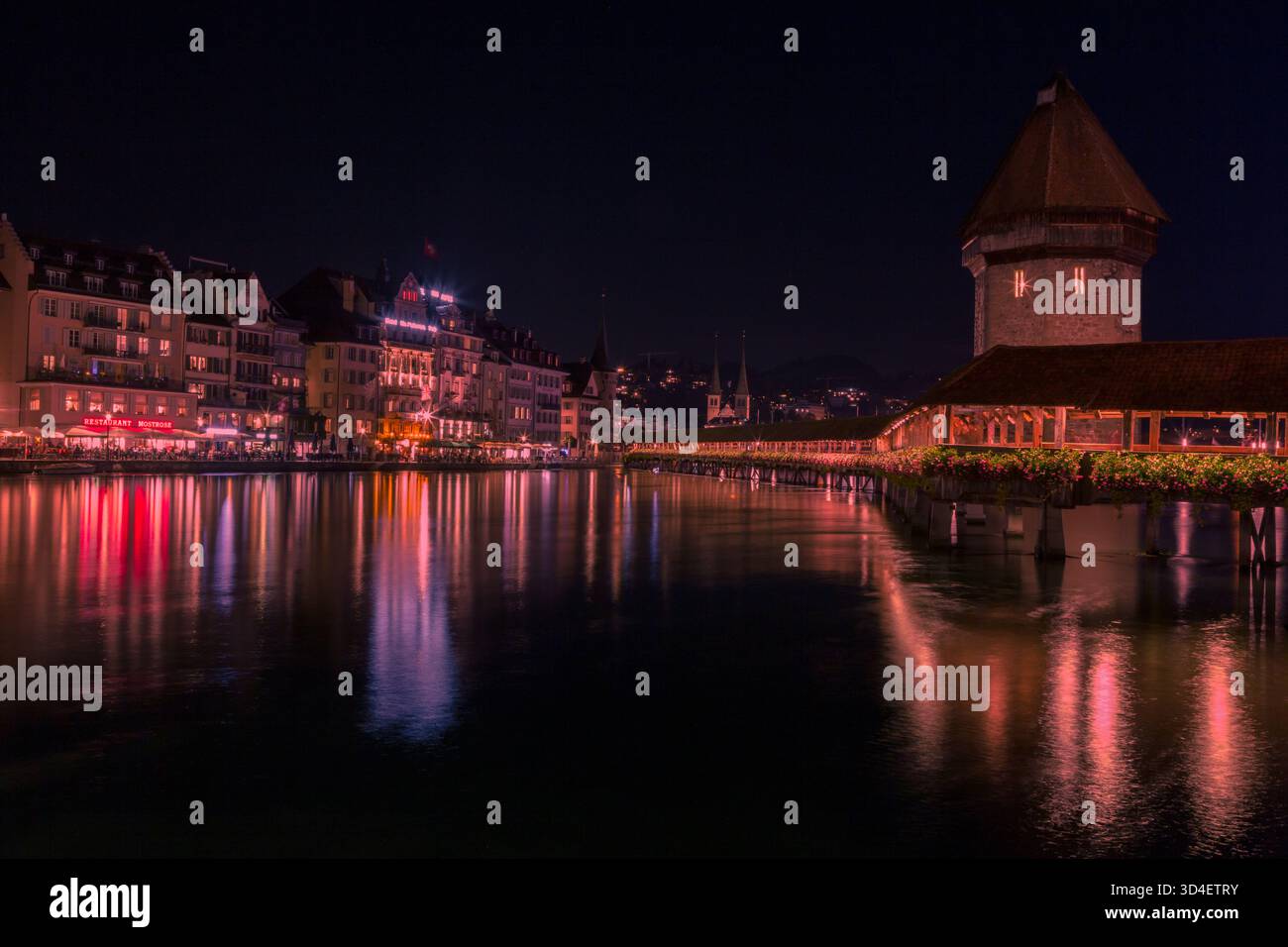 Lucerna di notte Foto Stock