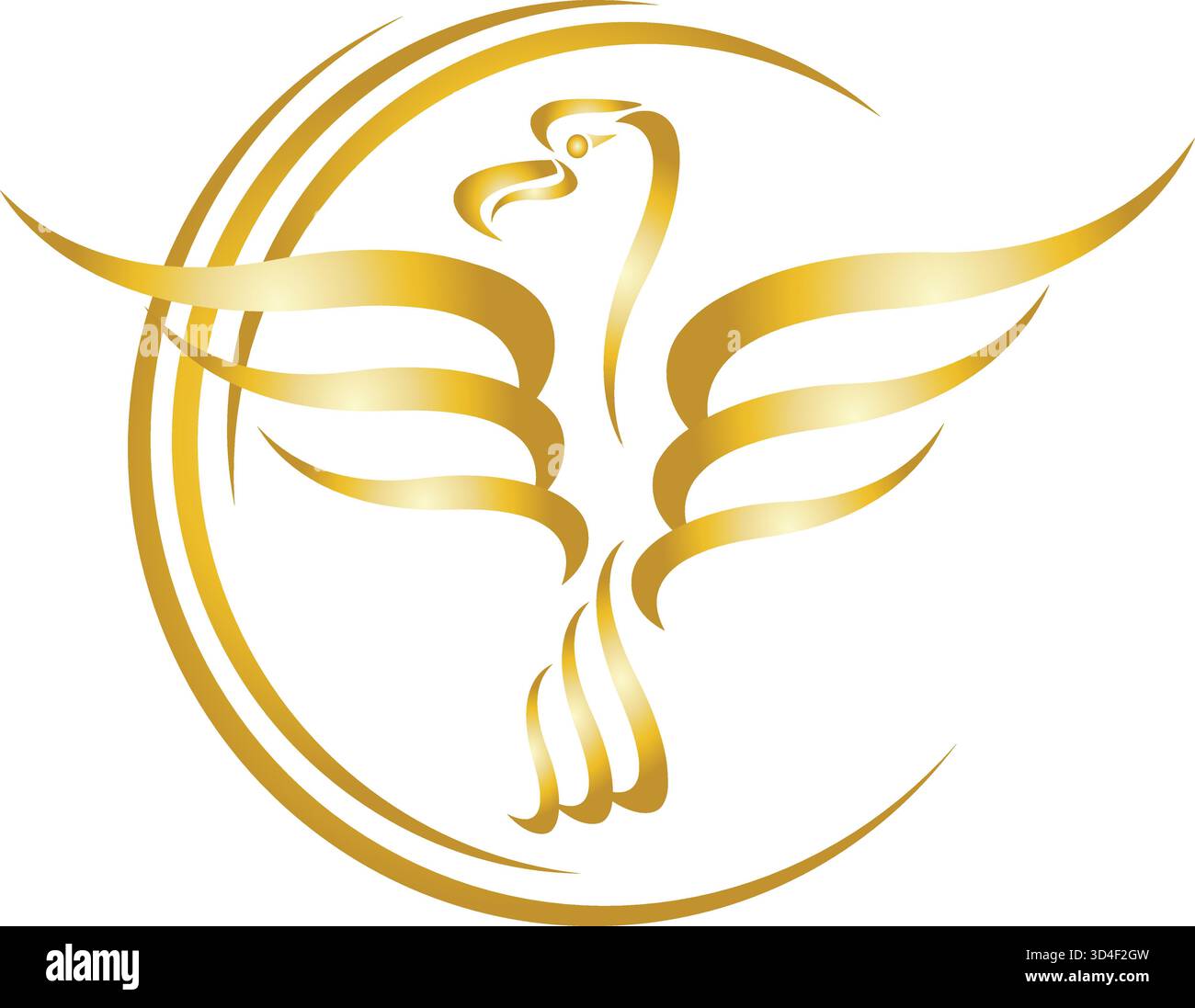 Aquila, uccello, logo aquila, icona aquila, sfondo aquila Illustrazione Vettoriale