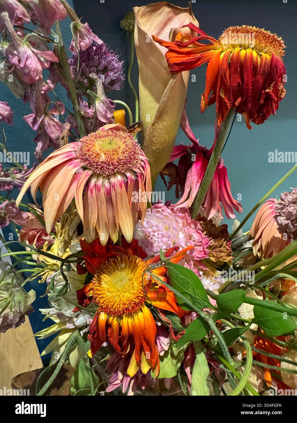 Bouquet di fiori da sposa Foto Stock