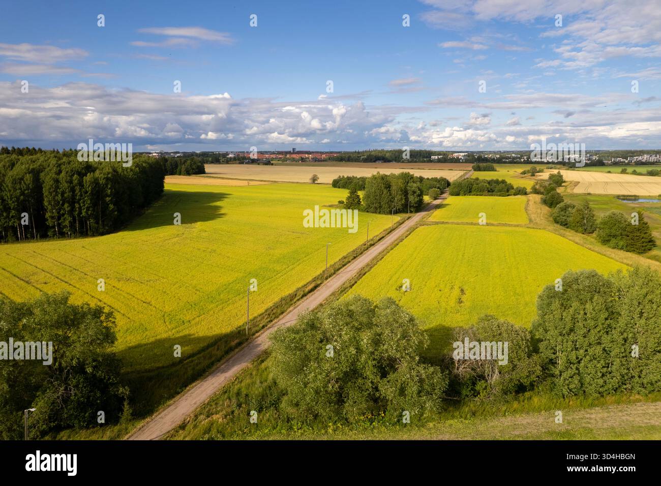 Vista aerea a Helsinki, Finlandia Foto Stock