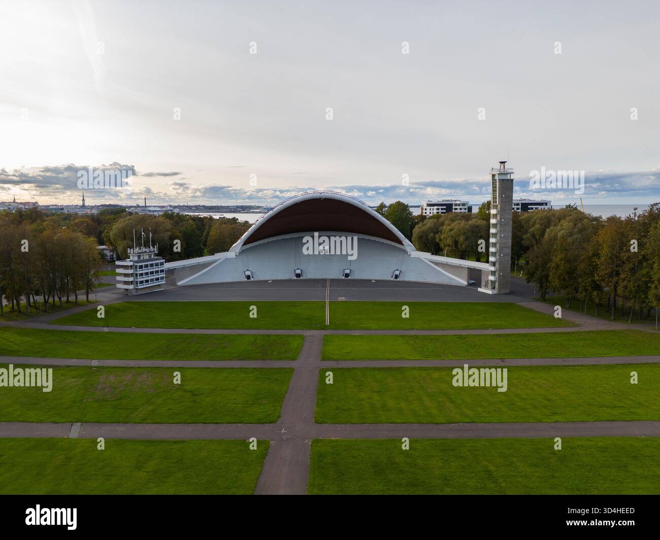 Song Festival Arena a Tallinn, Estonia Foto Stock