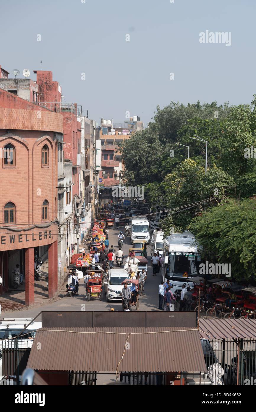 Vecchia Delhi, India, Scene di strada Foto Stock