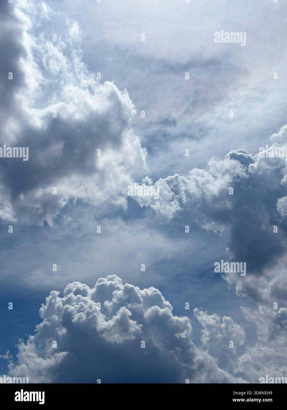Soffici nuvole nel cielo Foto Stock