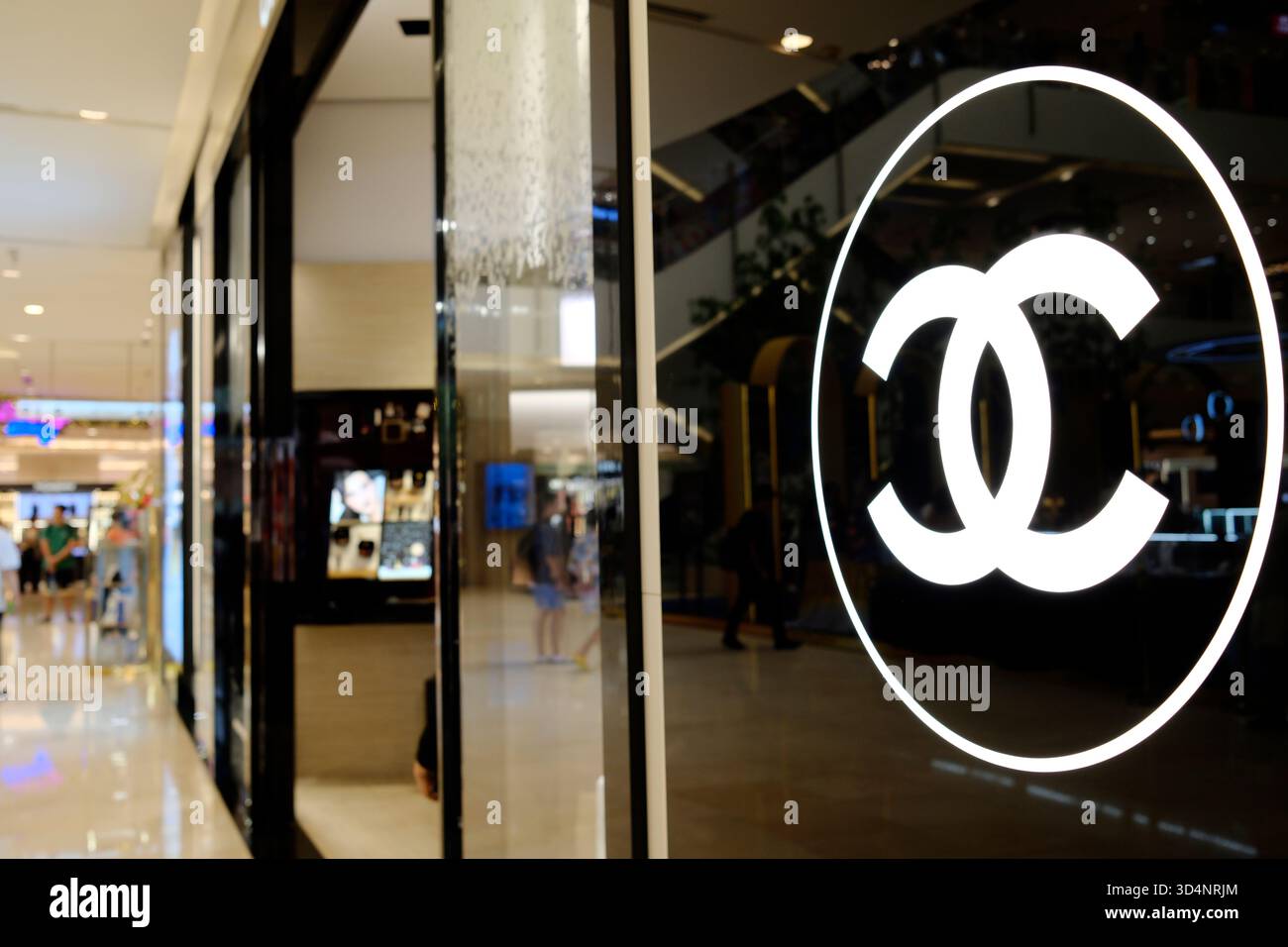 Centro commerciale Saigon. Negozio di lusso Chanel nel distretto 1. Ho chi Minh. Vietnam. Foto Stock