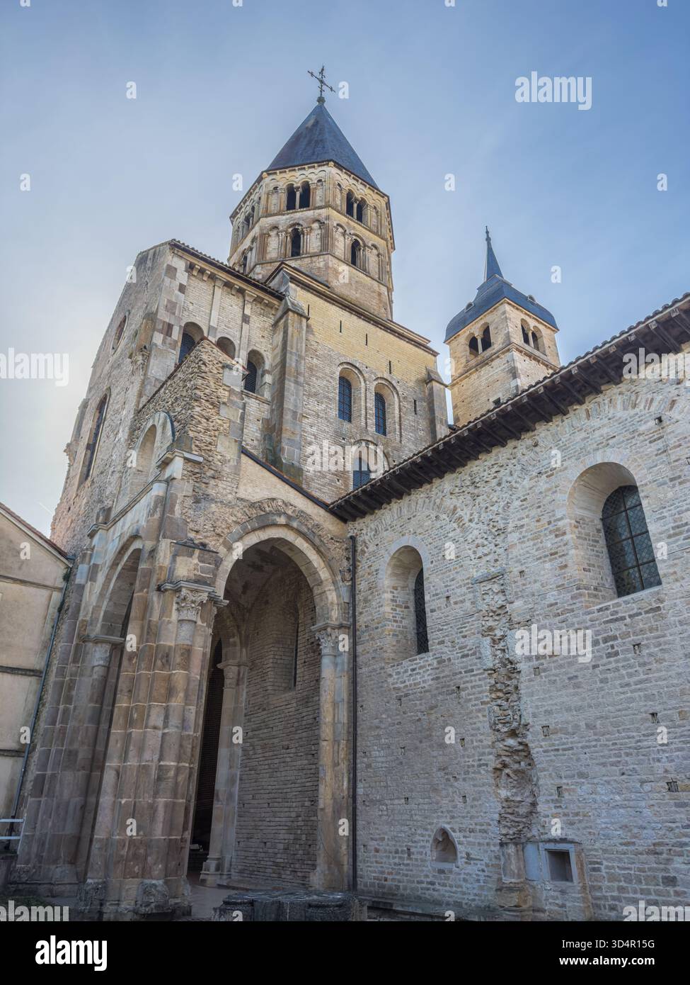 Abbazia di Cluny, ex monastero benedettino di Cluny, in Francia. Foto Stock